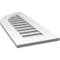 Ekena Millwork Quarter Round Top Left Surface Mount PVC Gable Vent w/ 3-1/2"W x 1"P Standard Frame, 14"W x 34"H GVPQL14X3401SF - alternate 3